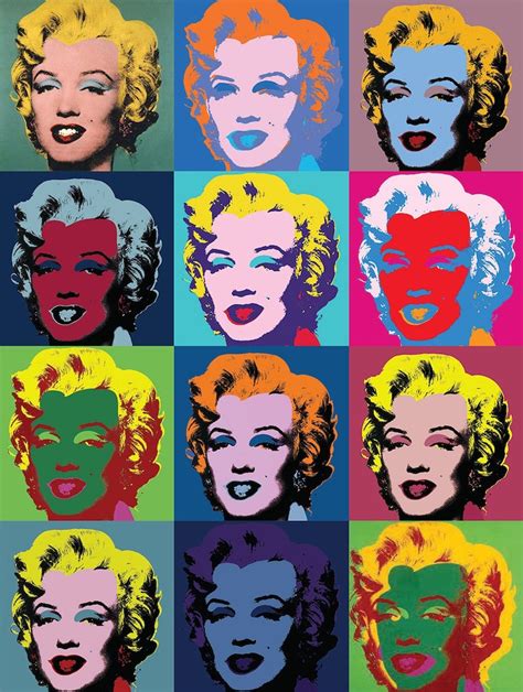 andy warhol marilyn monroe stencil